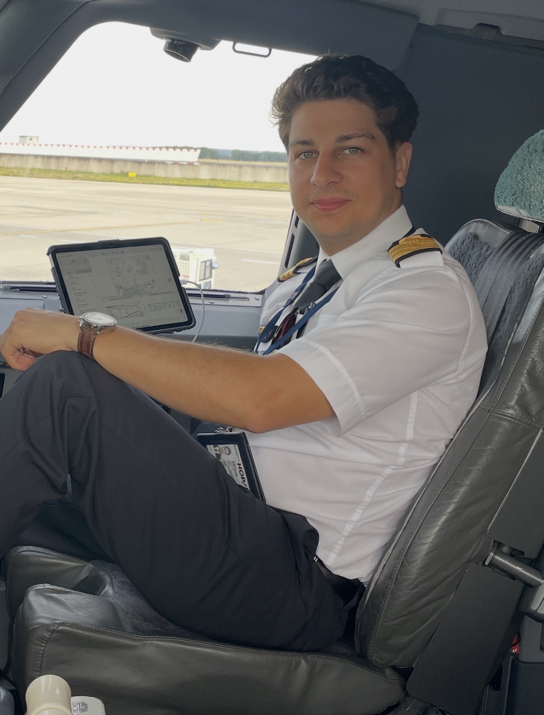 Diego Monteiller, copilote de ligne